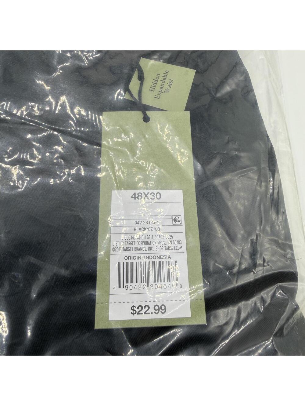 Goodfellow & Co Black Men's Big & Tall Straight Fit Chino Pants Size 48x30 - Picture 2 of 5